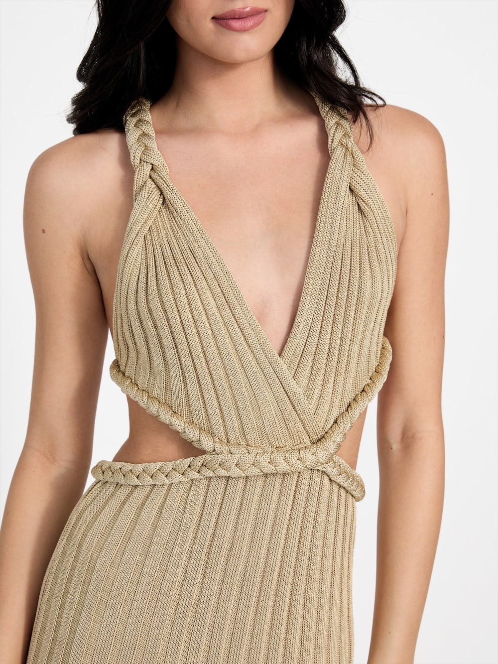 Vanya Ribbed Maxi Dress - Guess