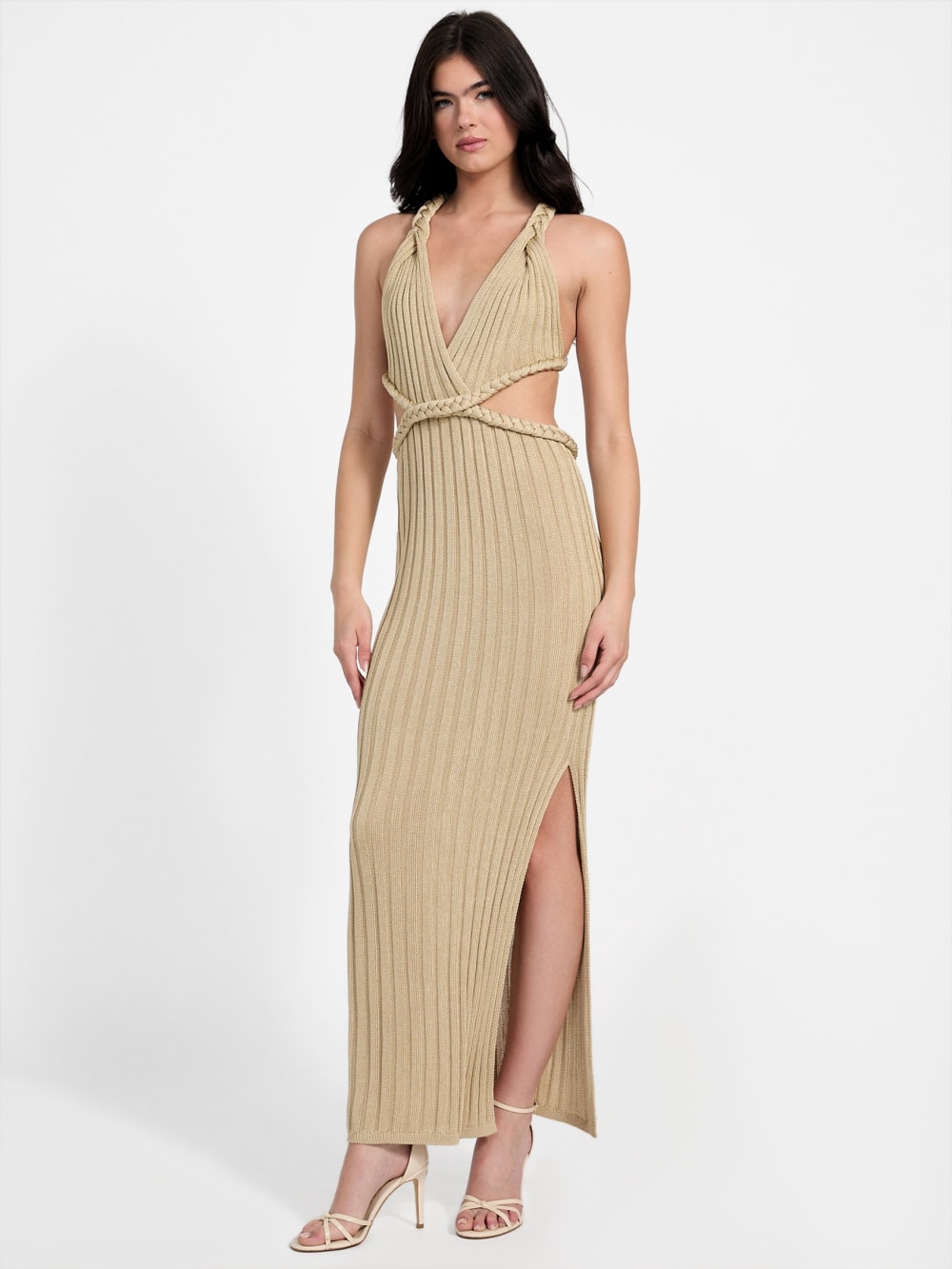 Vanya Ribbed Maxi Dress - Guess
