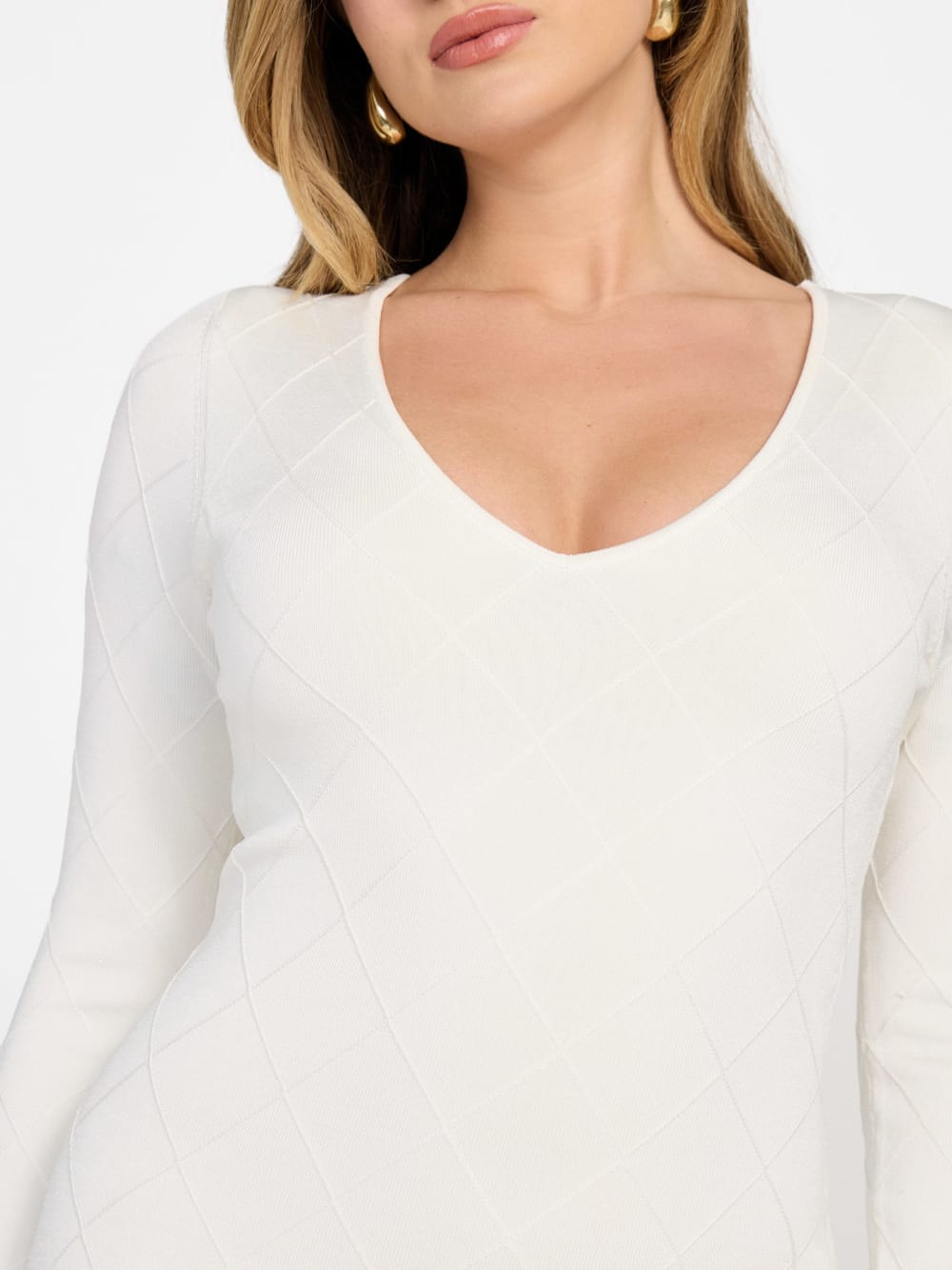 Miley Diamond Sweater Dress - Guess