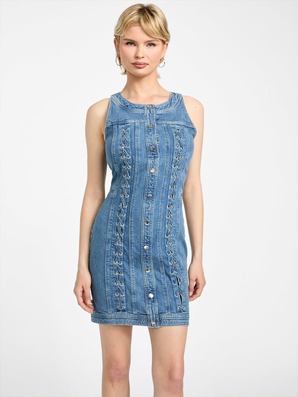 Lisbeth Midi Denim Dress - Guess