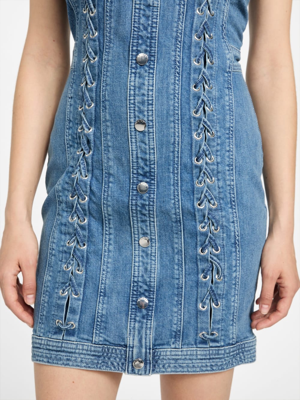 Lisbeth Midi Denim Dress - Guess
