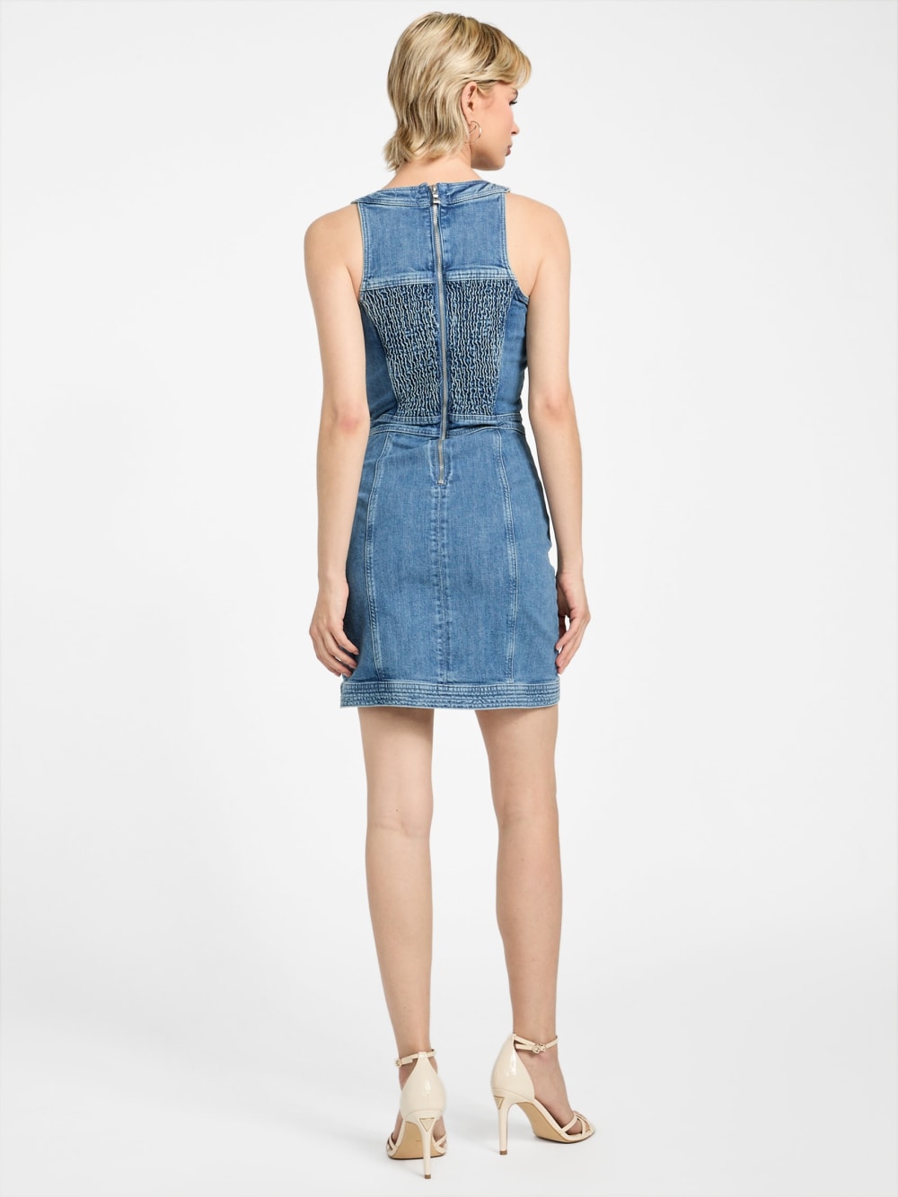 Lisbeth Midi Denim Dress - Guess