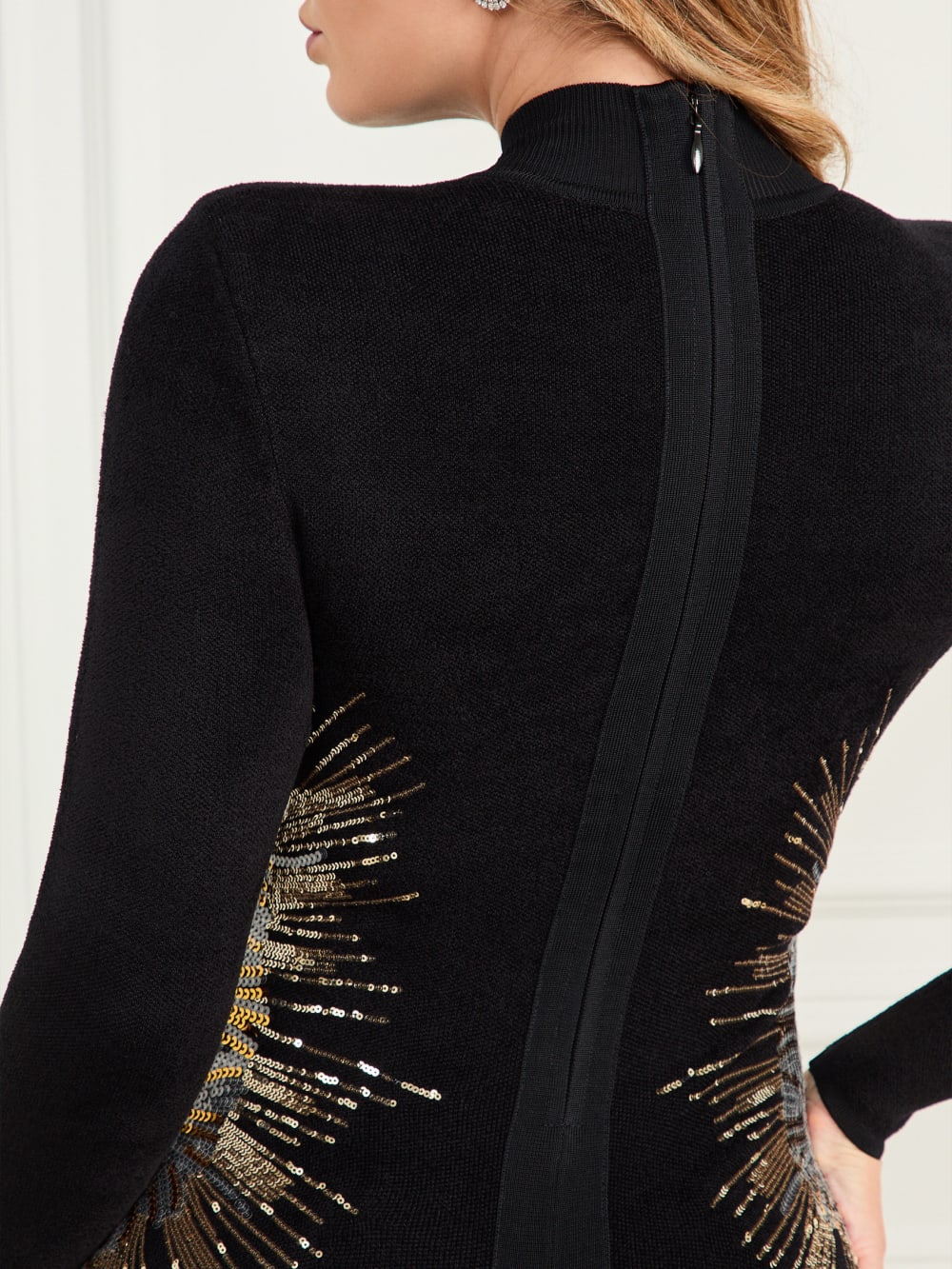 Sparkler Sequin Velour Dress - Guess