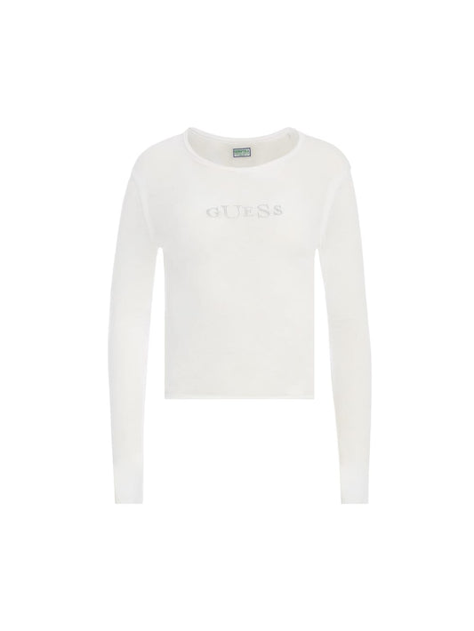 long-sleeve stretch tee - Guess