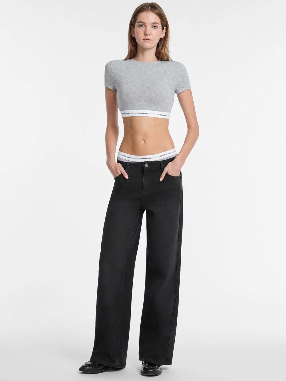 Logo band cropped top - Guess