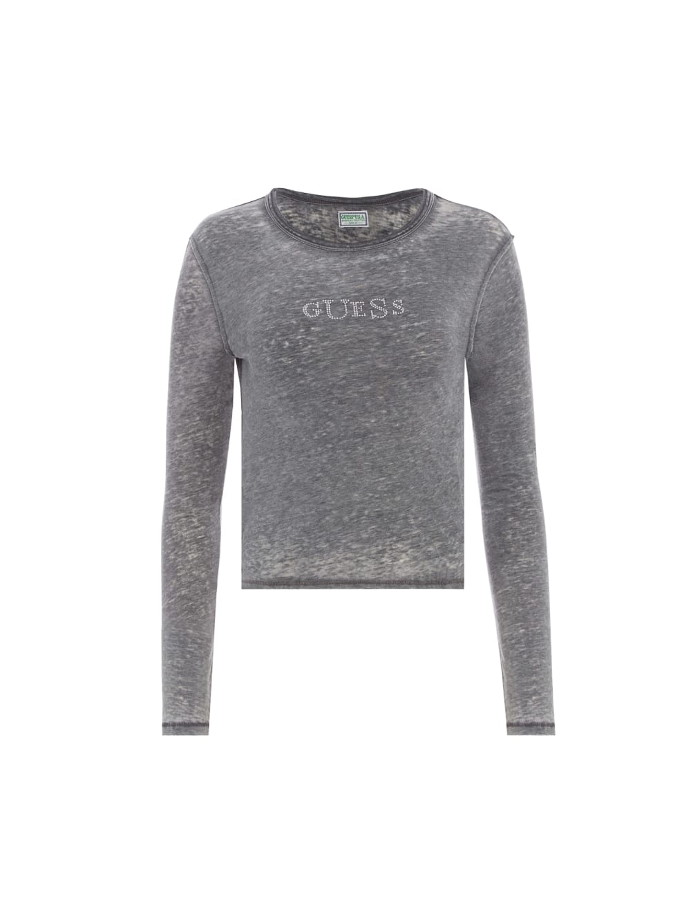 long-sleeve stretch tee - Guess