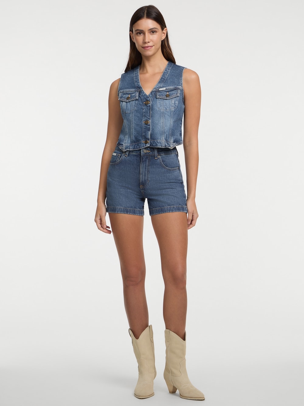 Denim Vest - Guess