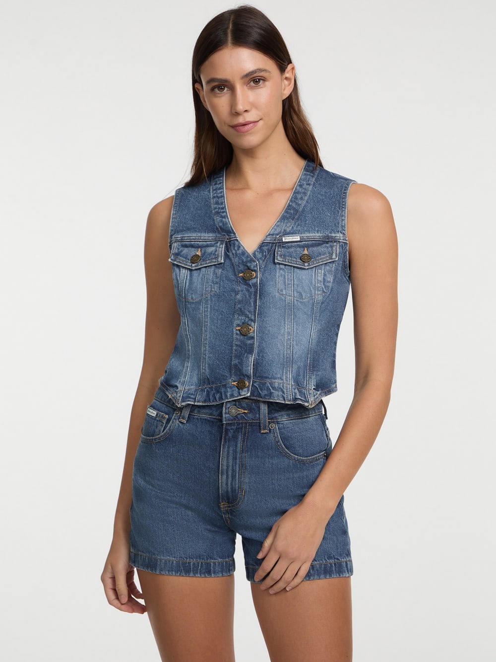 Denim Vest - Guess