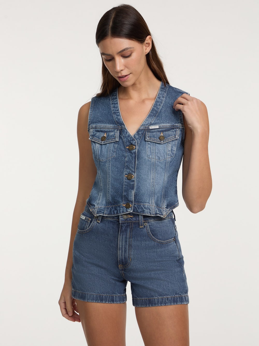 Denim Vest - Guess