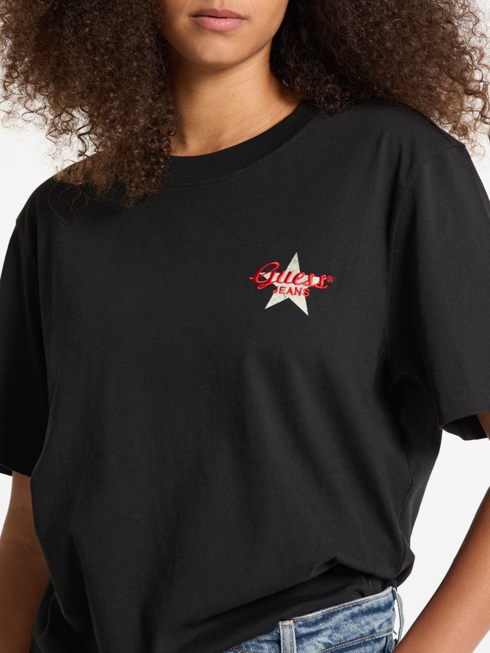 Oversized Star Logo Tee - Guess