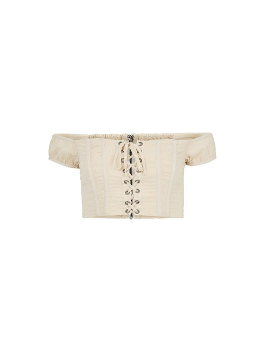 lace-up corset - Guess