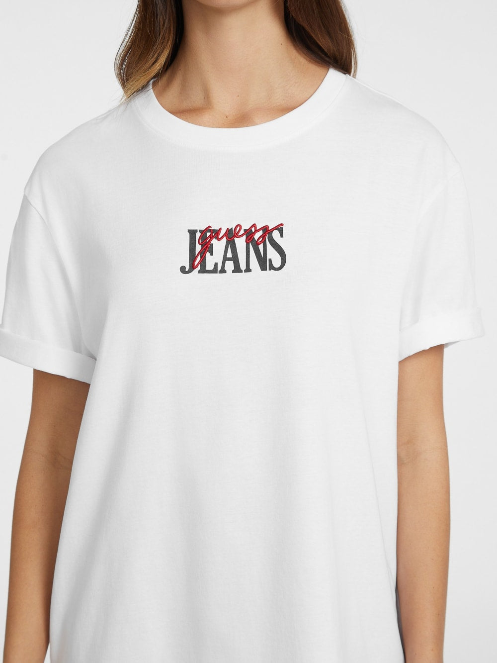 Oversized Mixed Logo Tee - Guess