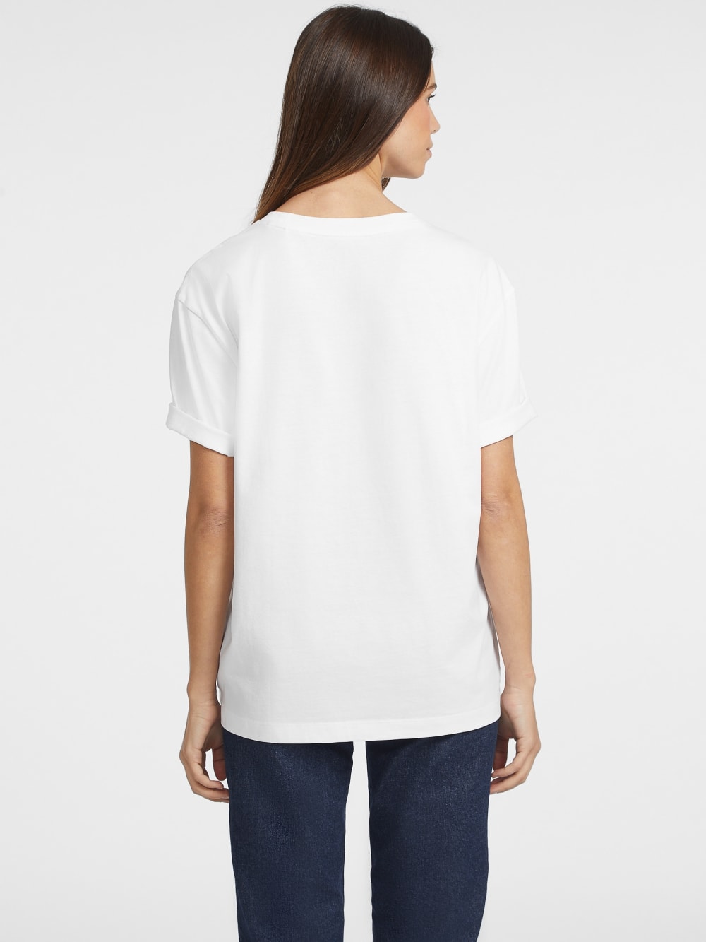 Oversized Mixed Logo Tee - Guess