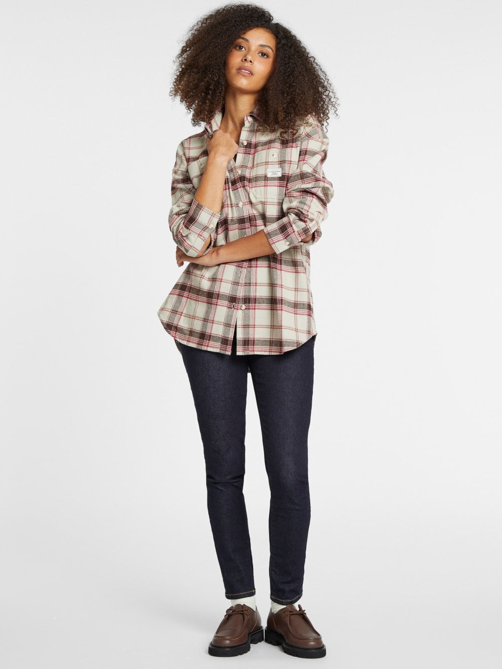 Oversized Long-Sleeve Pocket Shirt - Guess