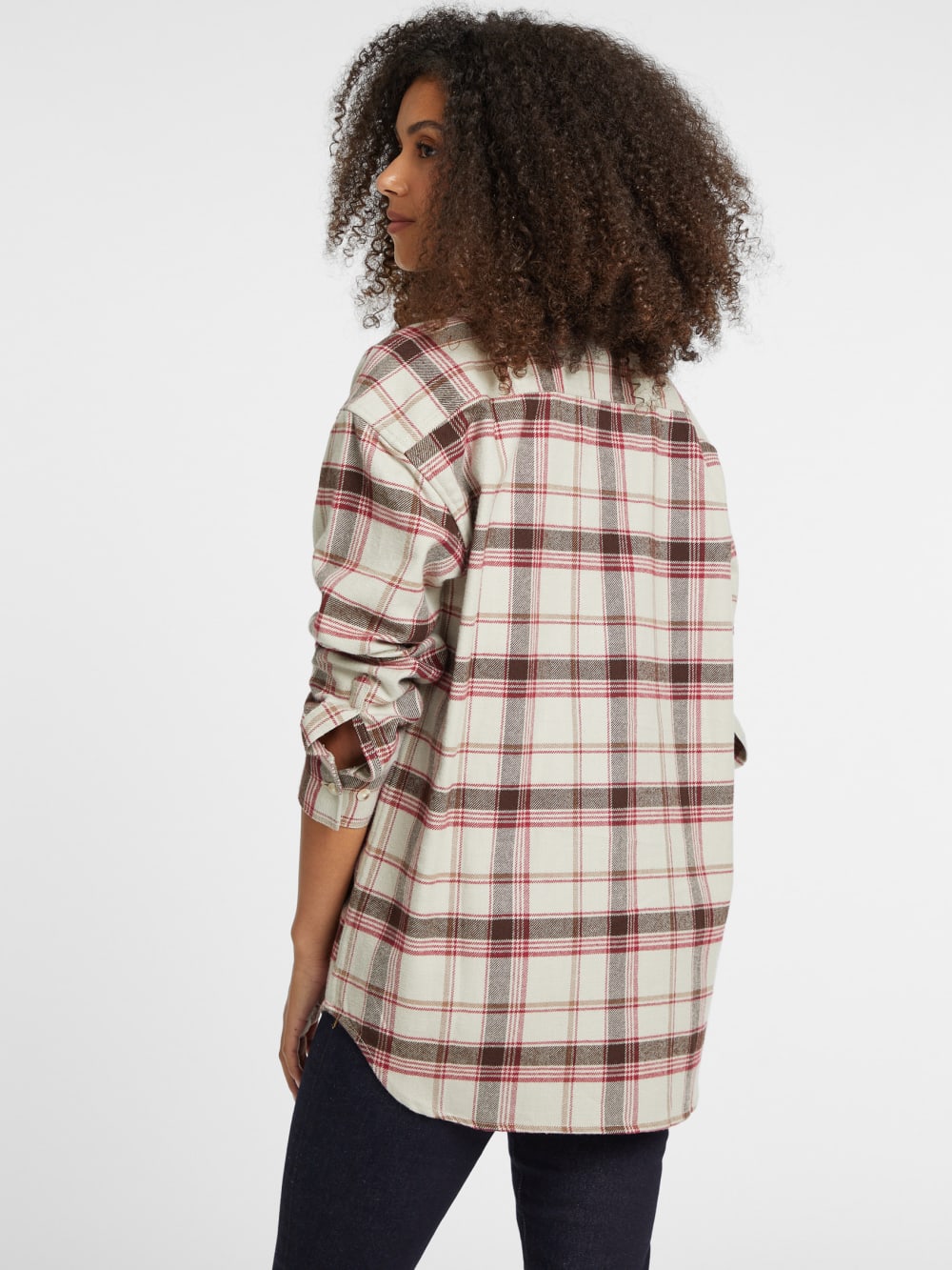 Oversized Long-Sleeve Pocket Shirt - Guess
