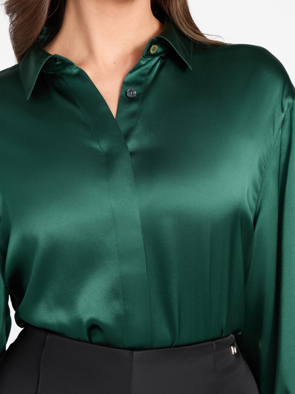 Elisa Silk Oversized Shirt - Guess