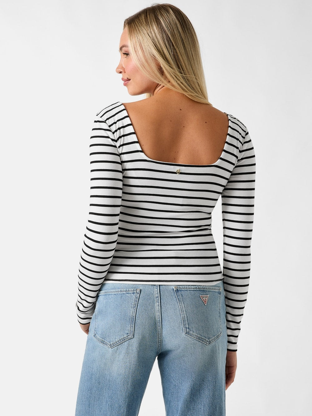 Slim fit striped top - Guess