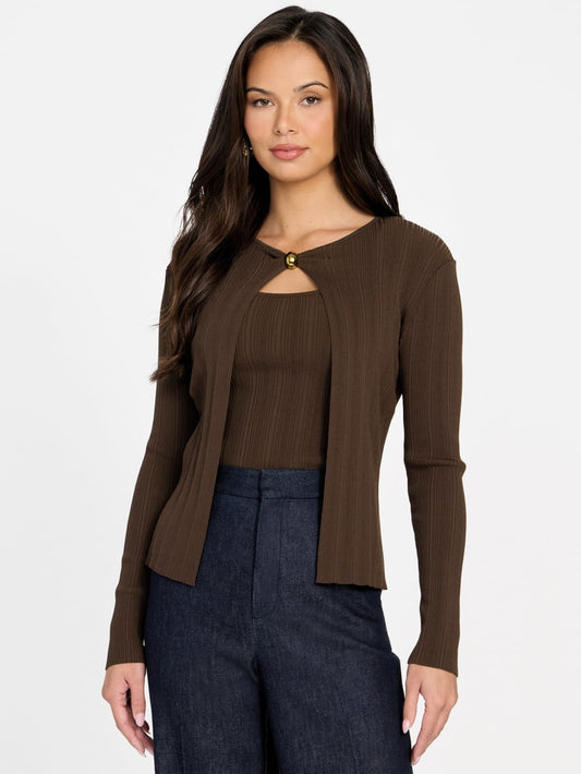 Kathleen Ribbed Sweater Set - Guess