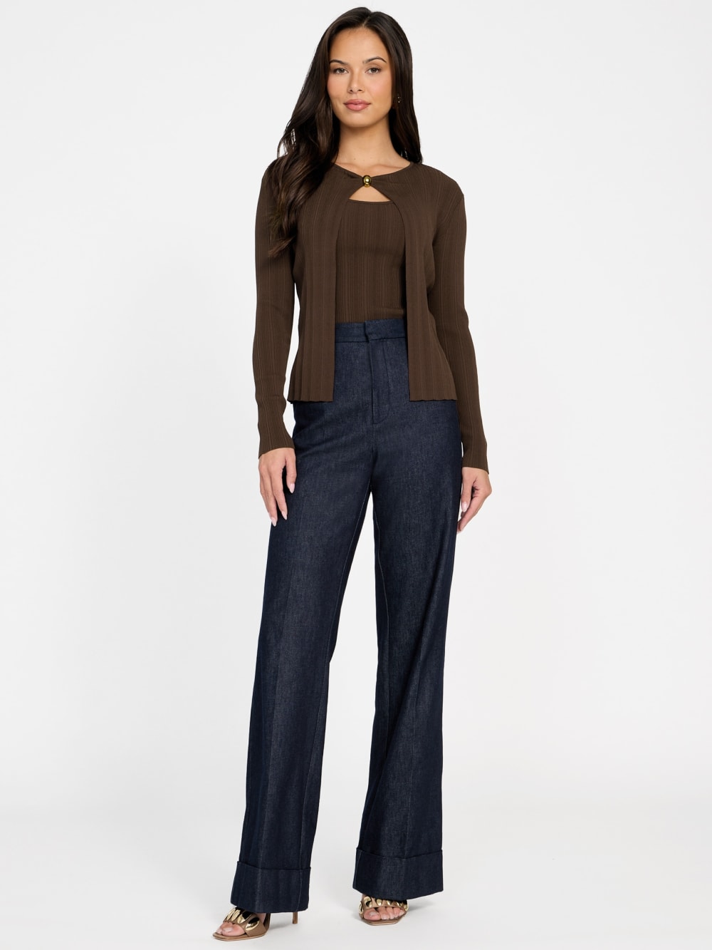 Kathleen Ribbed Sweater Set - Guess