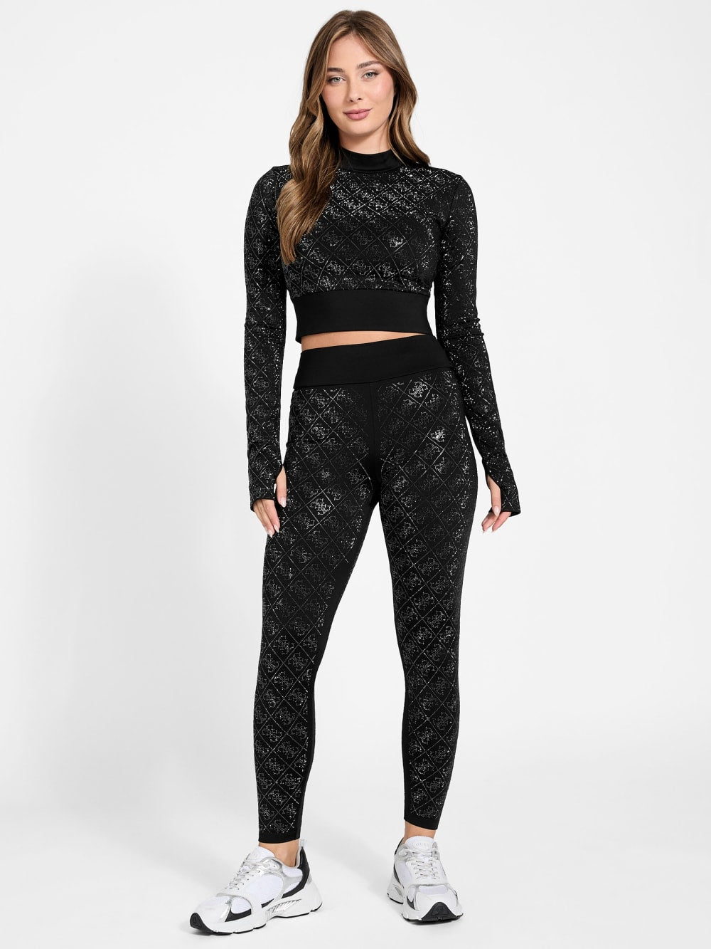Eco Debby Rhinestone Crop Top - Guess