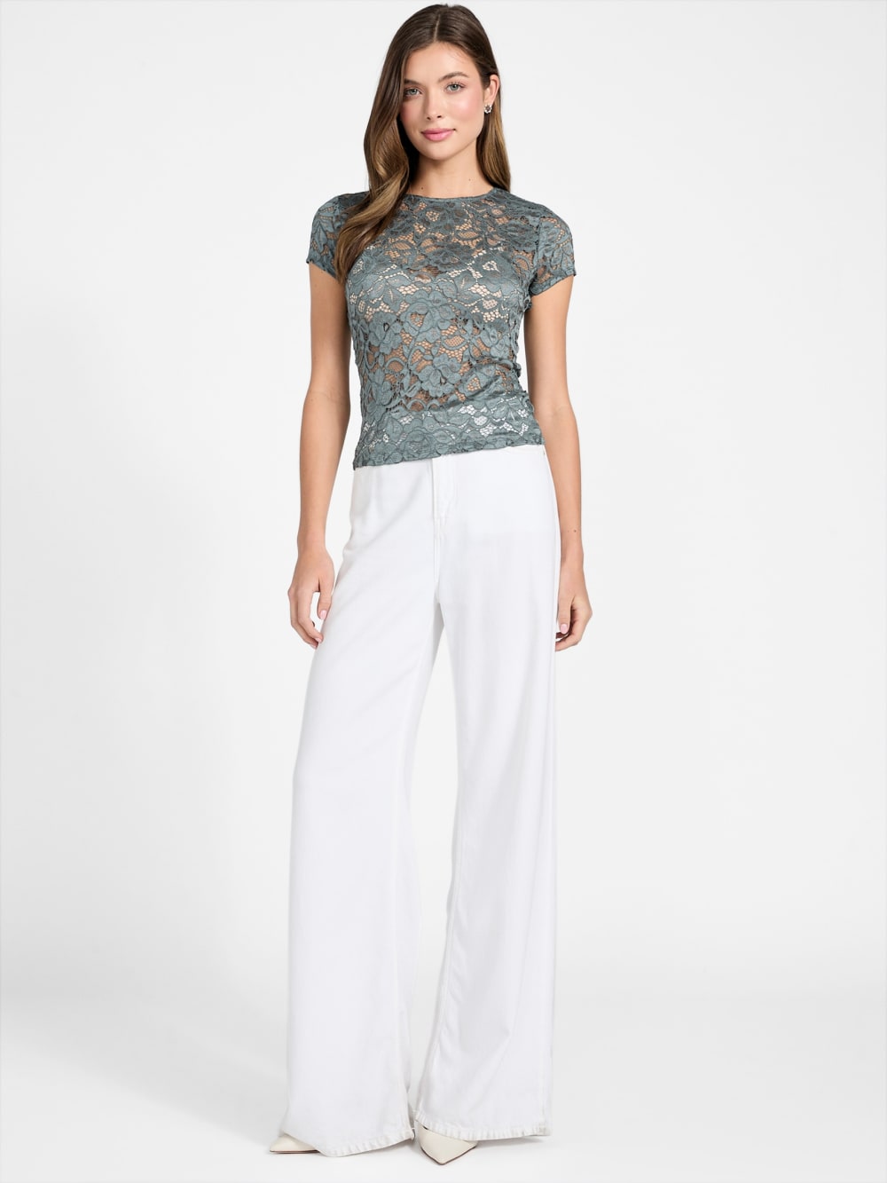 Floral lace top - Guess