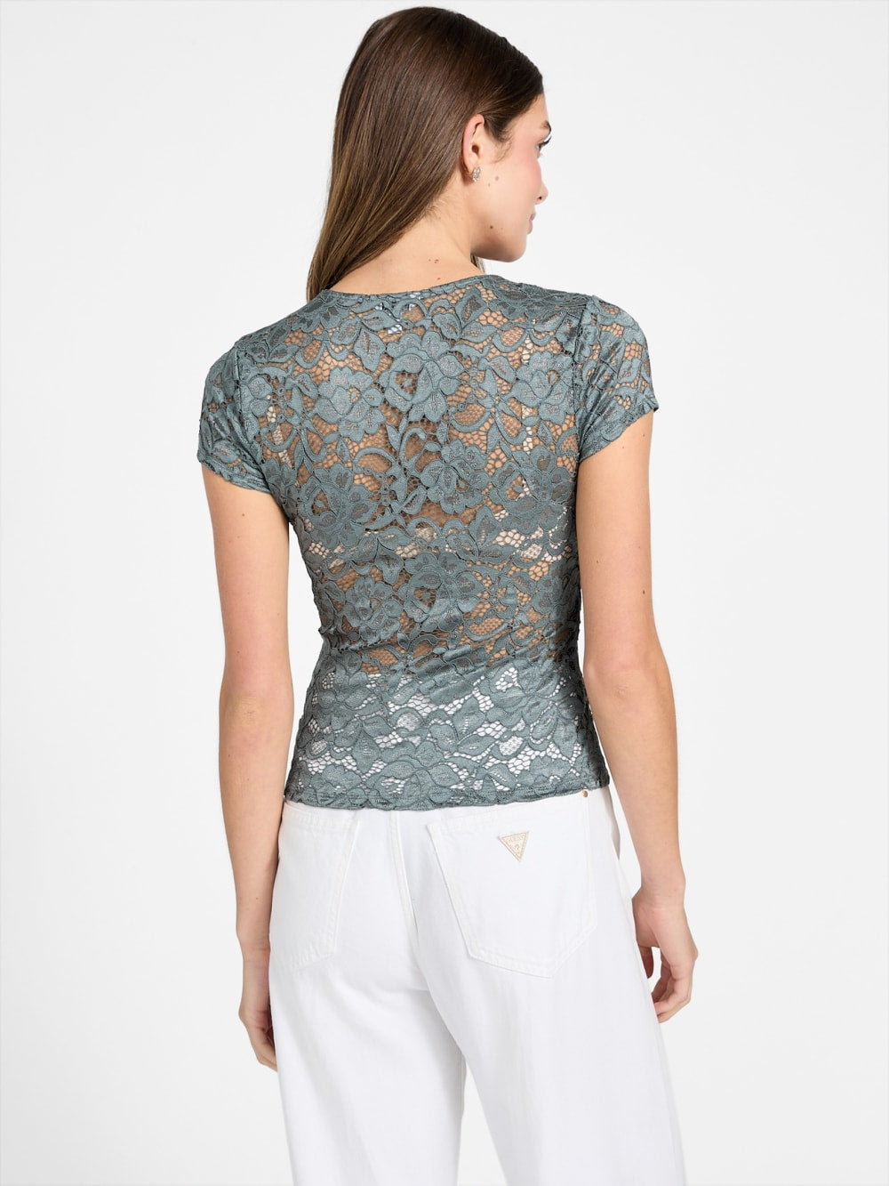 Floral lace top - Guess