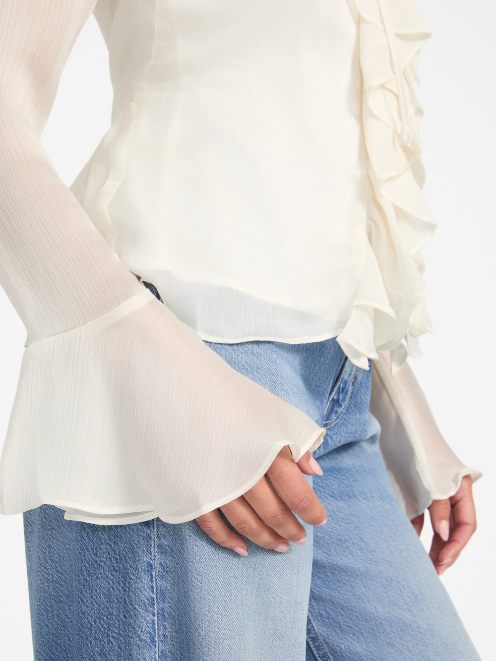 Sana Ruffle Top - Guess