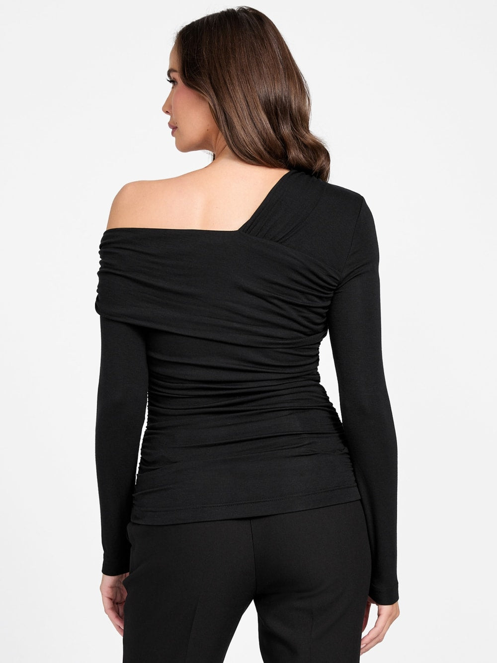 Eco Astrid Asymmetric Draped Top - Guess