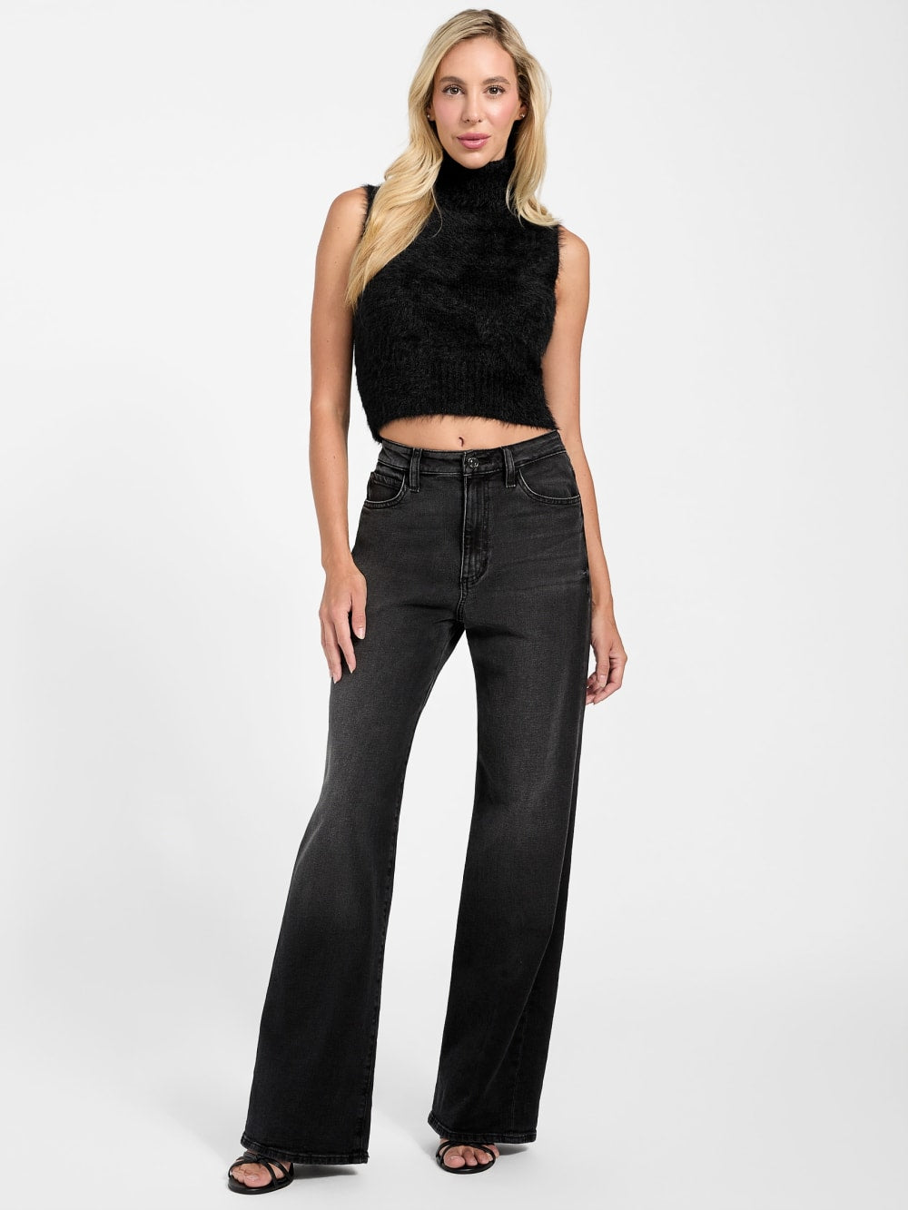 Mei Turtleneck Sweater Tank - Guess