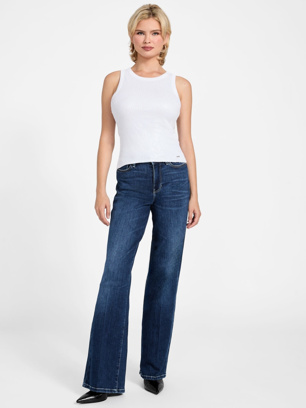 Alexia Sequin Tank Top - Guess