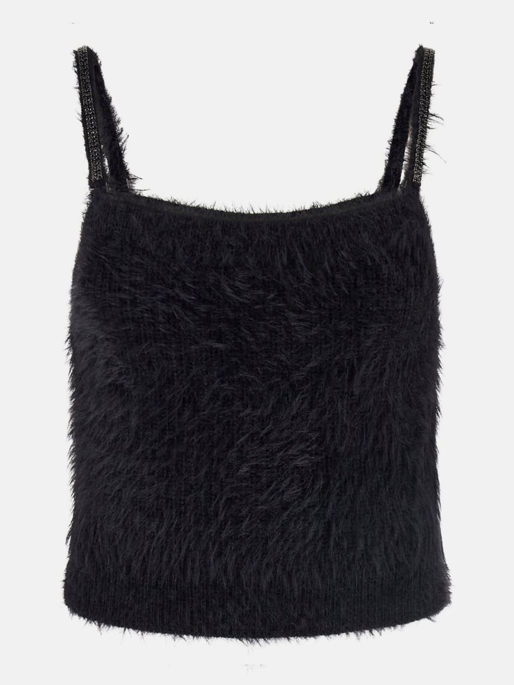 Keyla Fuzzy Sweater Crop Cami - Guess