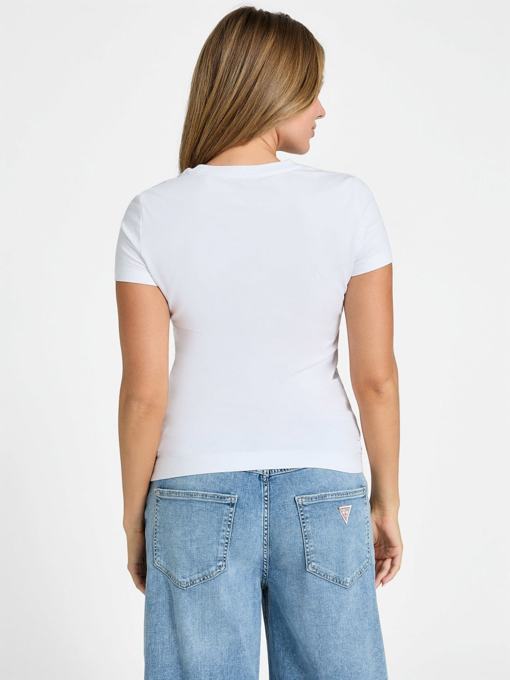 Eco Lace Signature Logo Tee - Guess