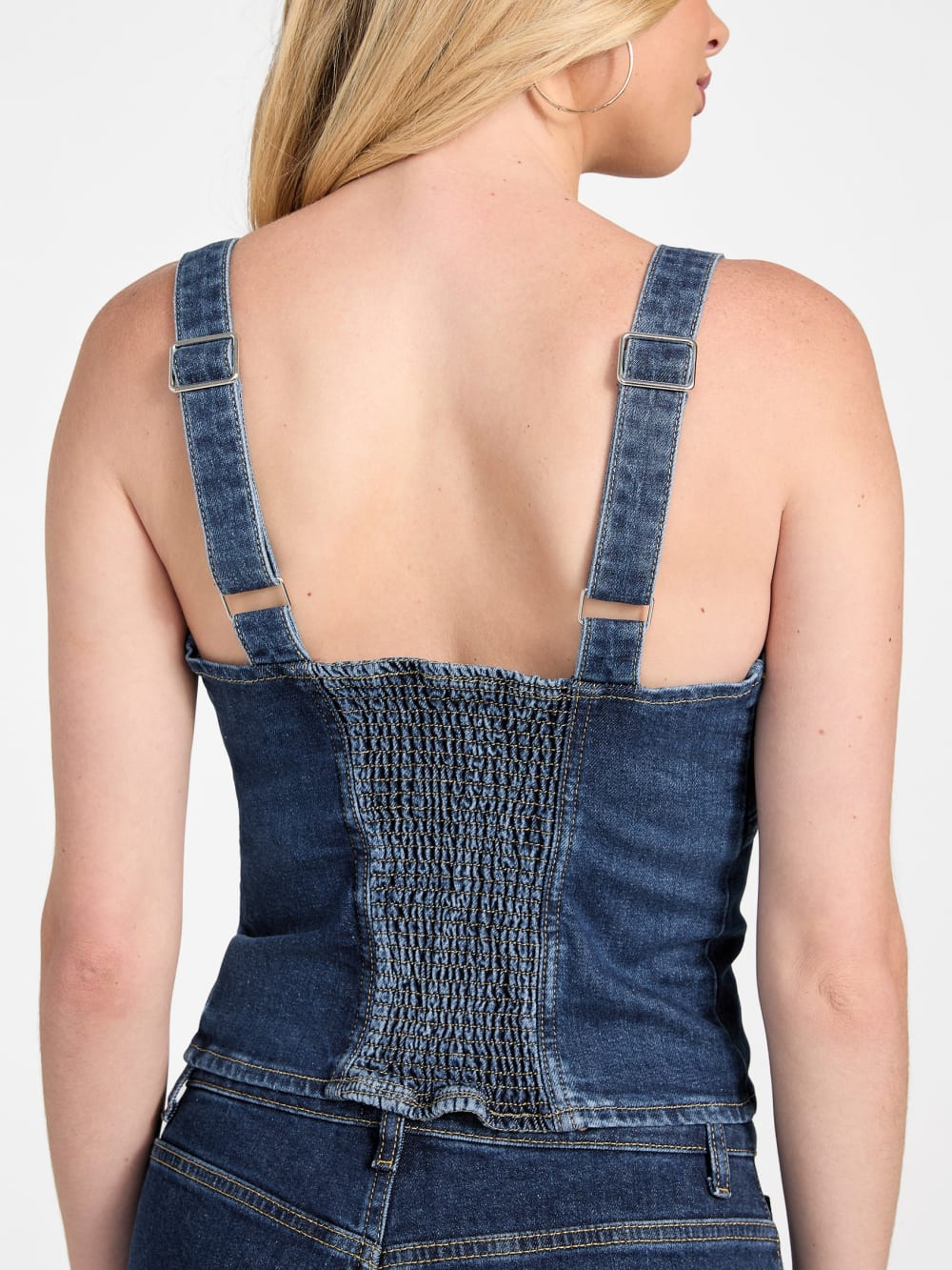 Cathy Denim Bustier - Guess