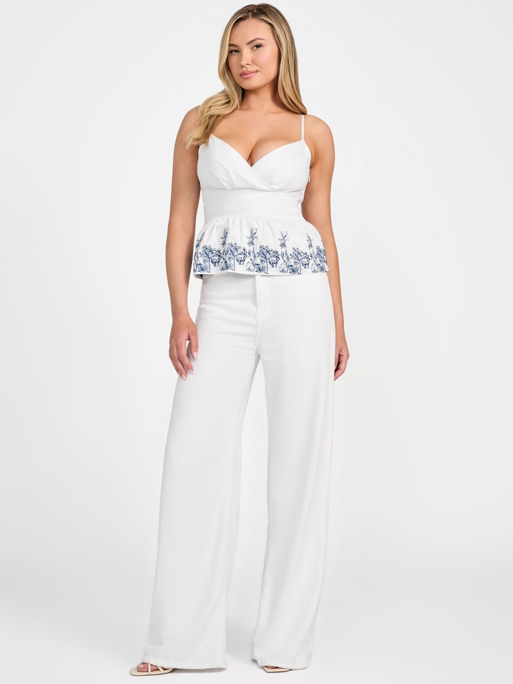 Blanche Embroidered Top - Guess