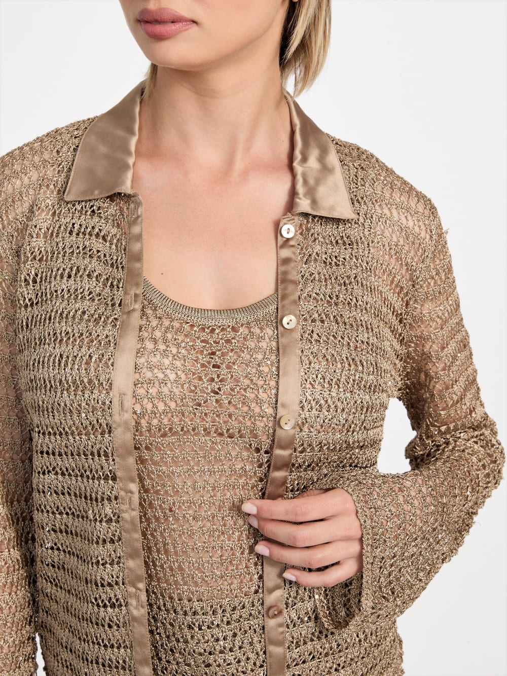 Bella Open-Stitch Top - Guess