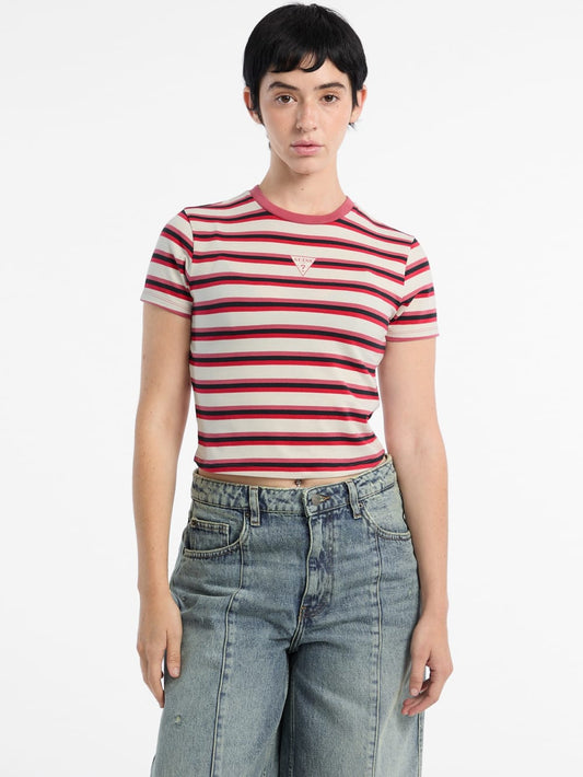 Eco GUESS Originals Core Striped Baby Tee - Guess