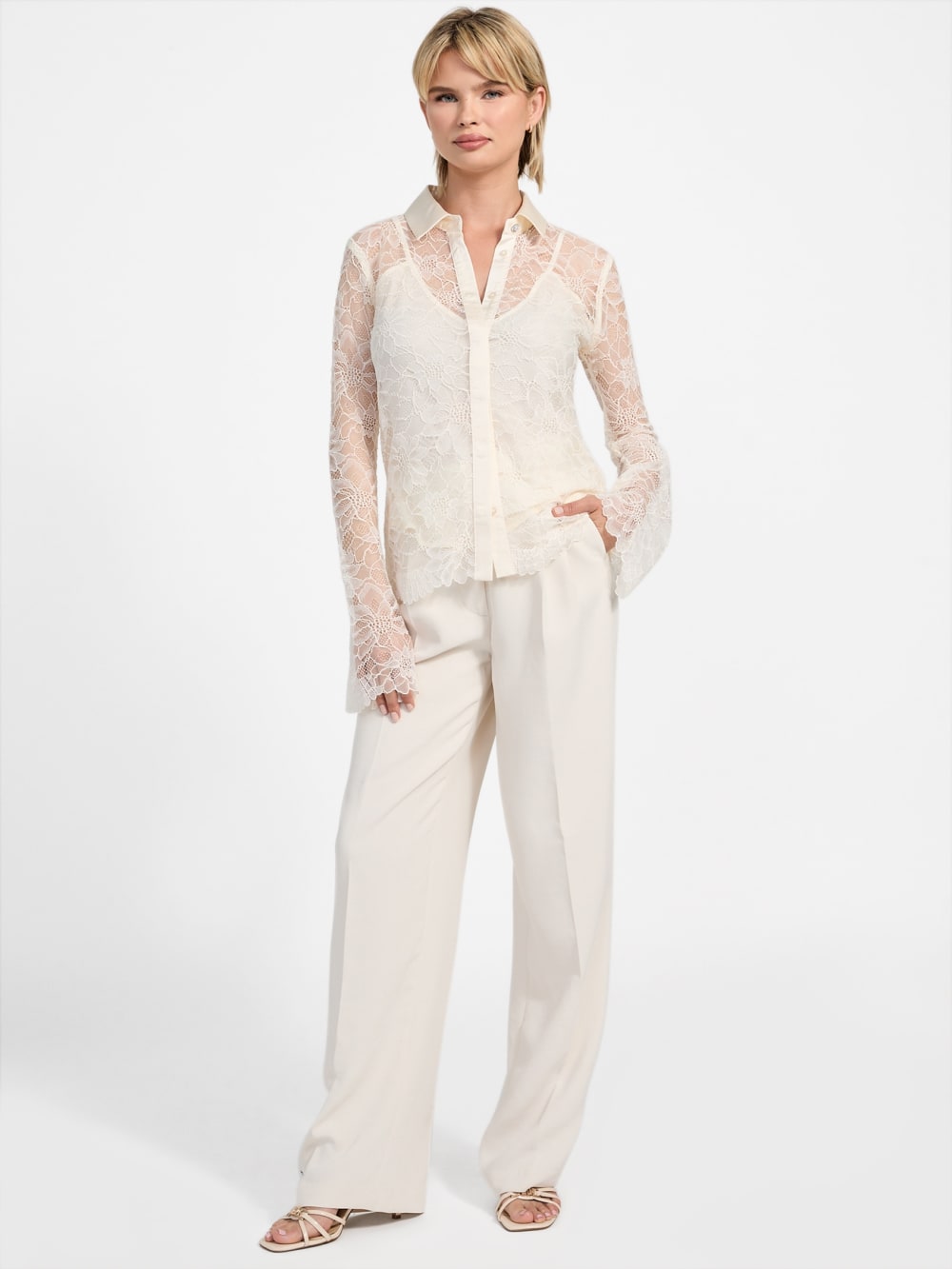 Antoinette Lace Shirt - Guess
