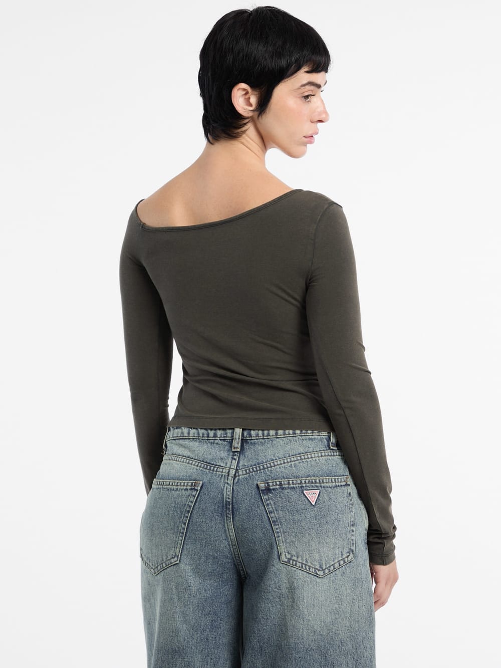 GUESS Originals Off-the-Shoulder Tee - Guess