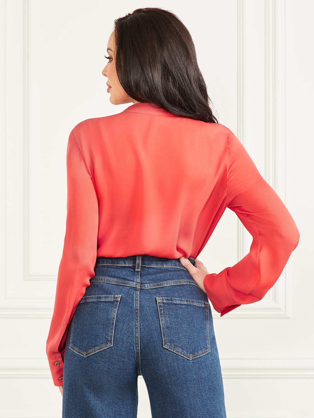 Bulma Satin Blouse - Guess
