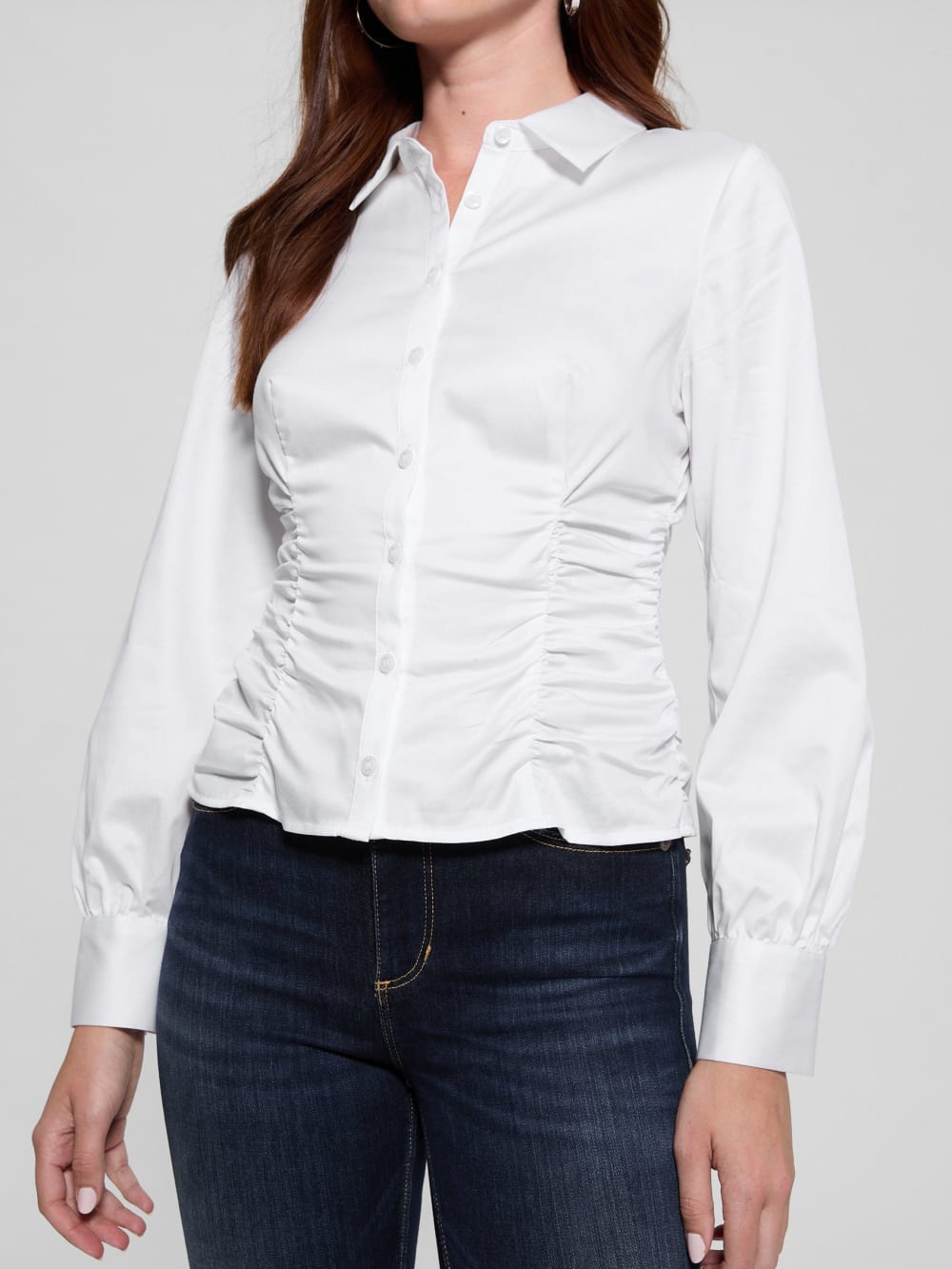 Eco Nicole Poplin Top - Guess