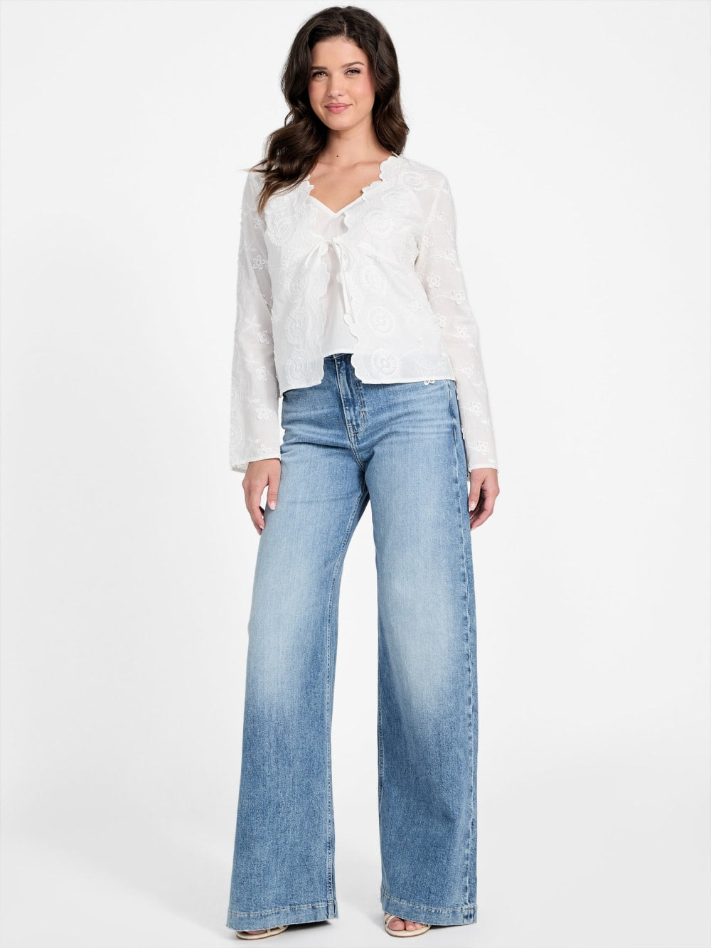 Aida Embroidered Top - Guess