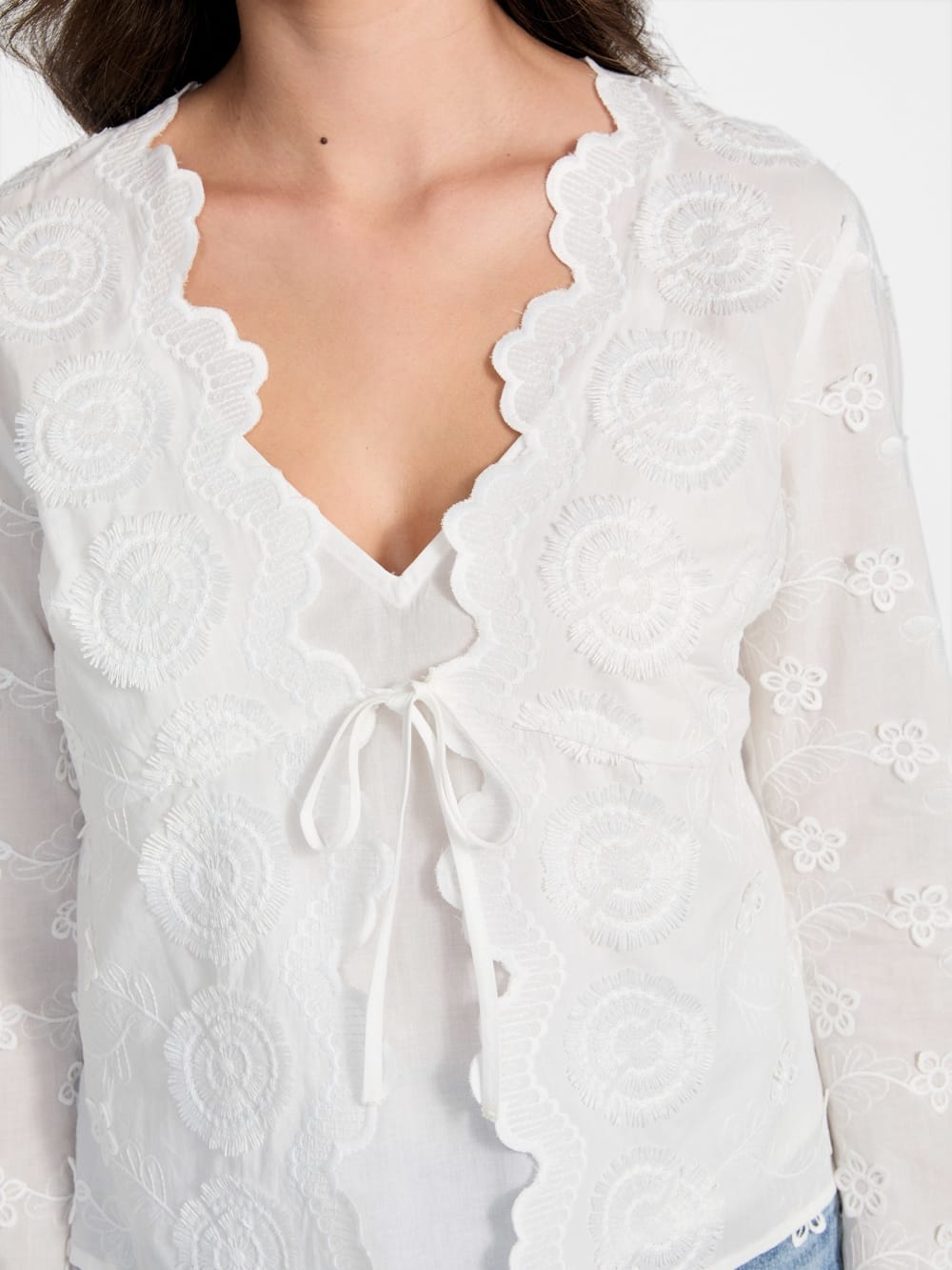 Aida Embroidered Top - Guess