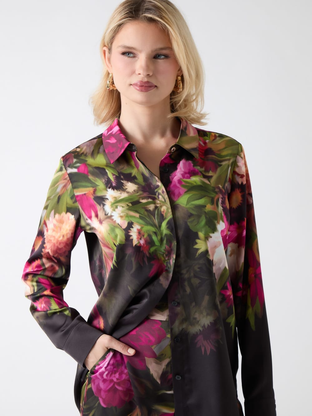Icon Printed Blouse - Guess