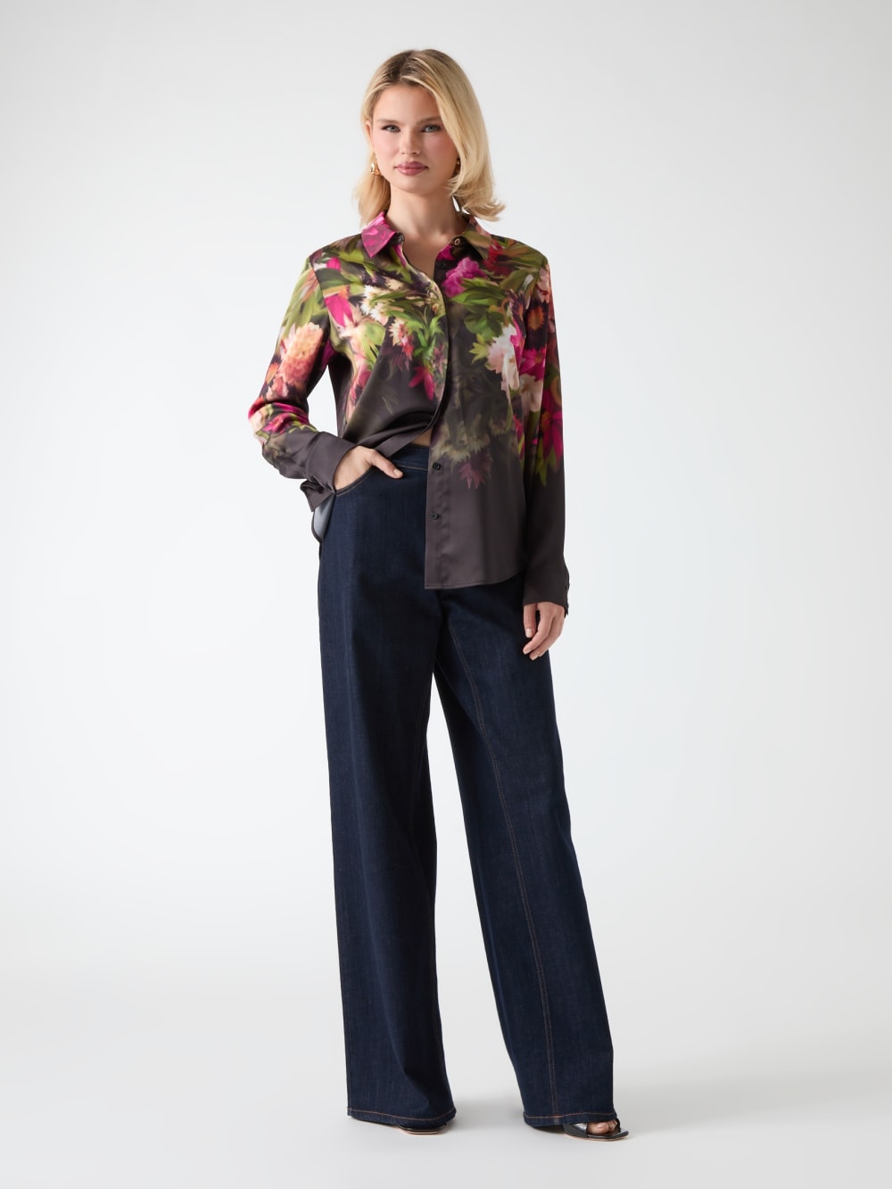 Icon Printed Blouse - Guess