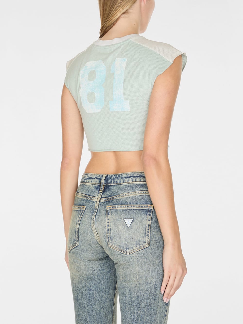 football 81 mesh tee - Guess