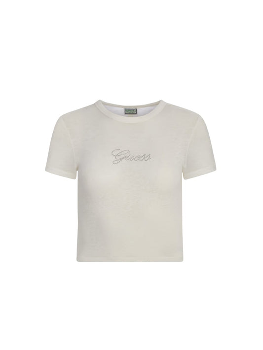 classic logo baby tee - Guess