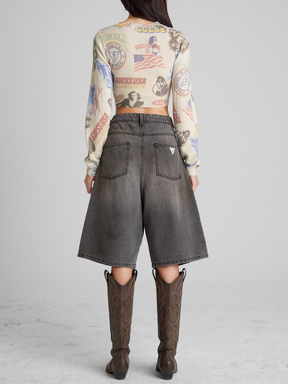 Printed Cashmere Sweater - Guess