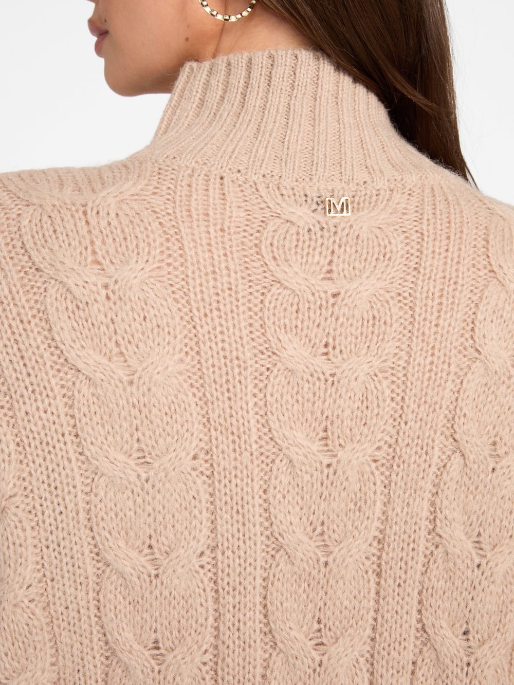 Aida Maxi Cable-Knit Sweater - Guess