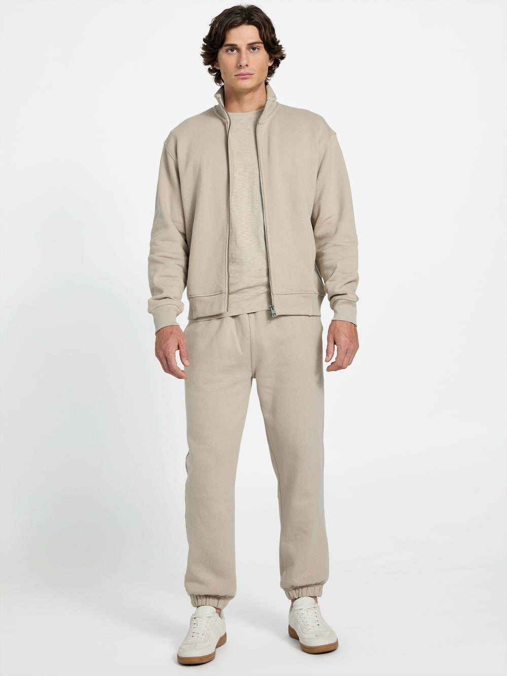 Eco 1981 Label Mock Neck Jacket - Guess