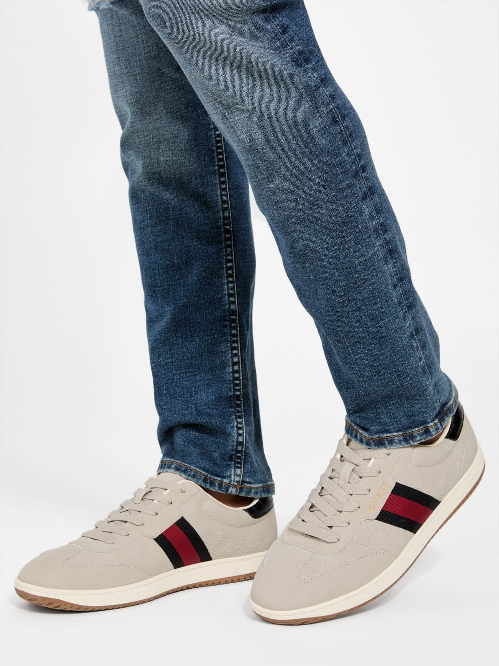 Kloane Striped Quattro G Sneakers - Guess